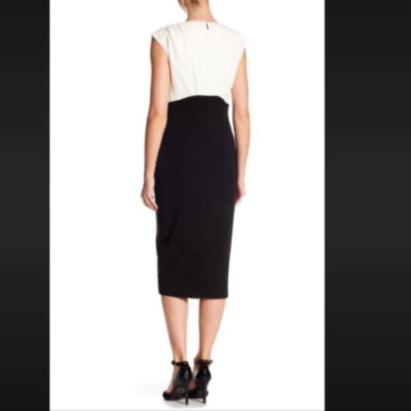 Ted Baker London Cream/Black Colorblock Dress - Picture 2 of 2